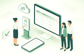 Imagen que representa la automatización de la aprobación de vacaciones y permisos, mostrando un flujo de trabajo digital en acción.